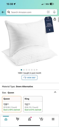 Hilton Hotel Pillows Set Of 2❗️❗️❗️