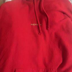 Supreme hoodie Red