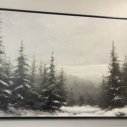 Forest Framed Canvas Print