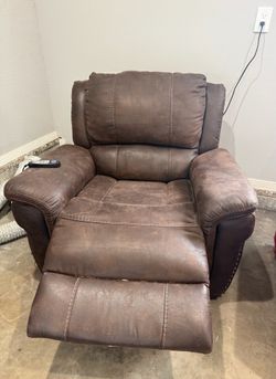 Brown Power Lift Recliner Chair, CAN MASSAGE