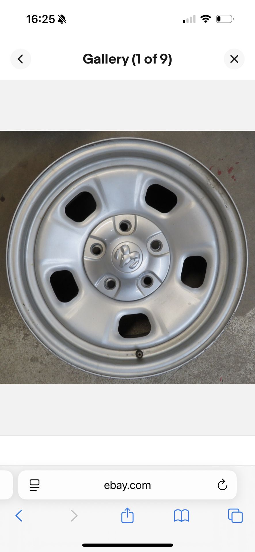 Dodge Ram Original OEM 17 Inch Rim