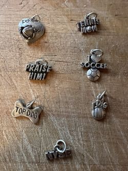 7 Sterling Silver Charms Lot # 6