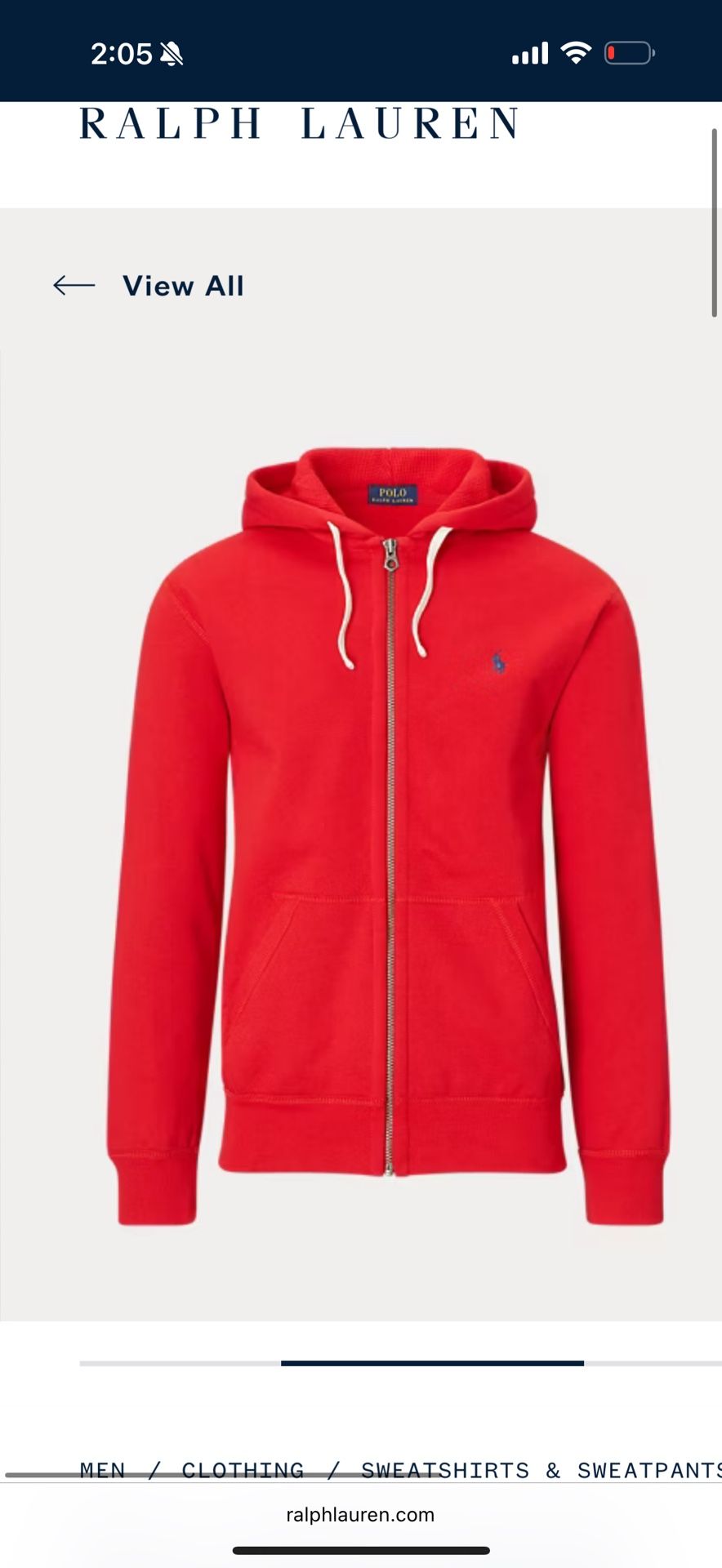 Ralp Lauren hoodie