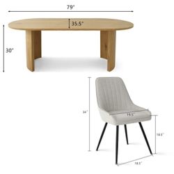Dinner table set