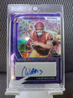 Caleb williams auto 7/10