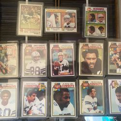 Sports Cards 13 Vintage Football Cards 