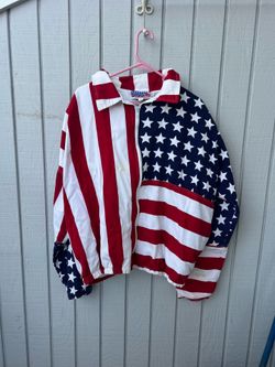American flag jacket size XL