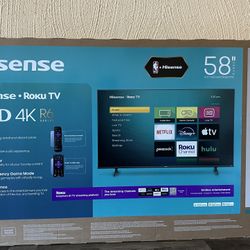Hisense 58” UHD 4K TV