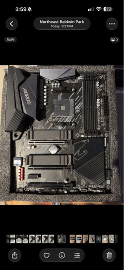 Gigabyte B550 Aorus Elite AX V2 AM4 ATX Motherboard