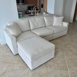 New Beige Sectional Couch