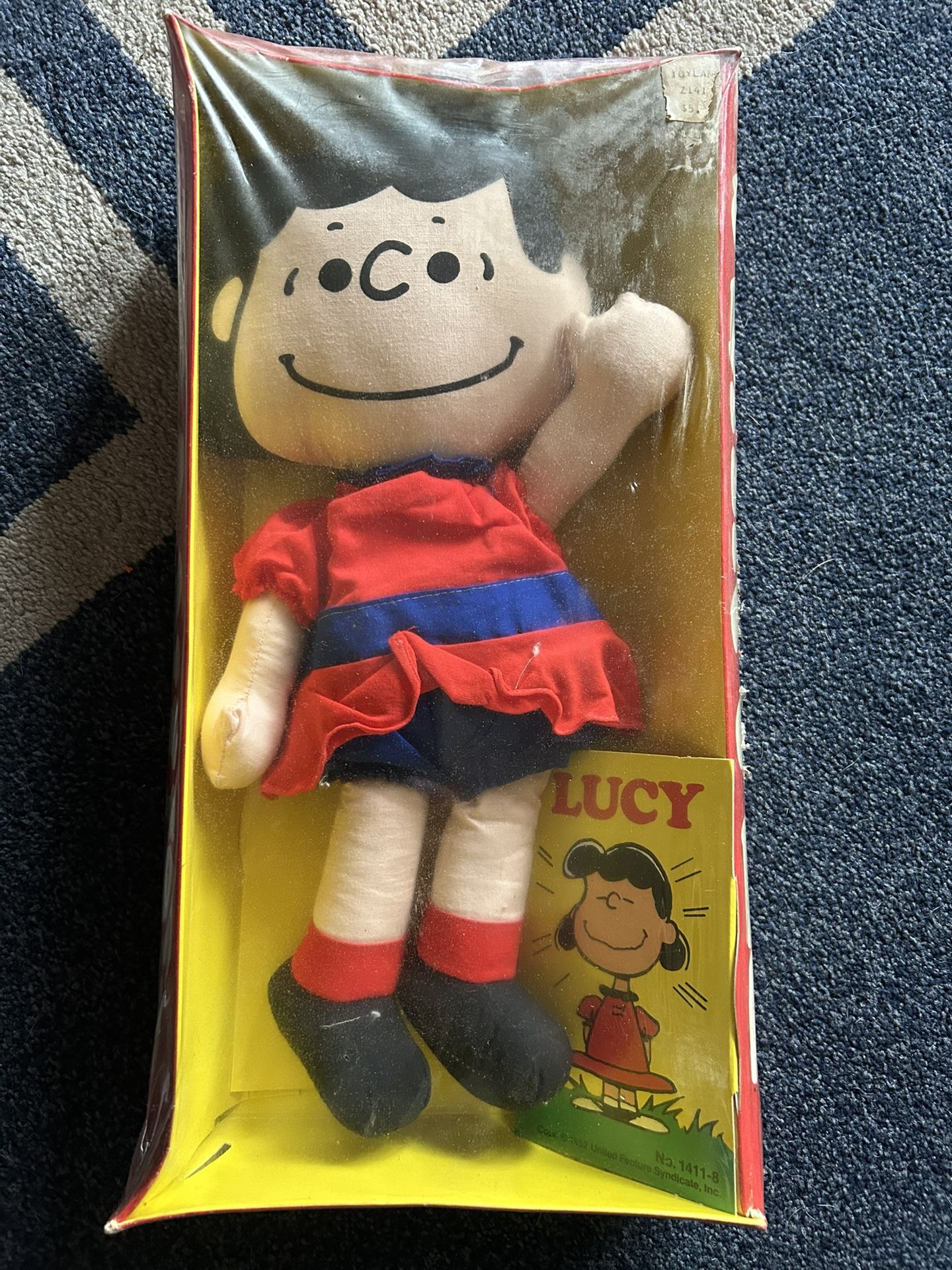 1952 Vintage Peanuts Lucy Doll Unopened! Original Package!