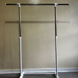 Deluxe Adjustable Garment Rack – Like New – Now $16 (Orig. $40)