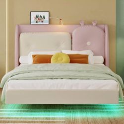 Bunny LED Bed Frame – Twin & Full Size – Kids Love It 🐰