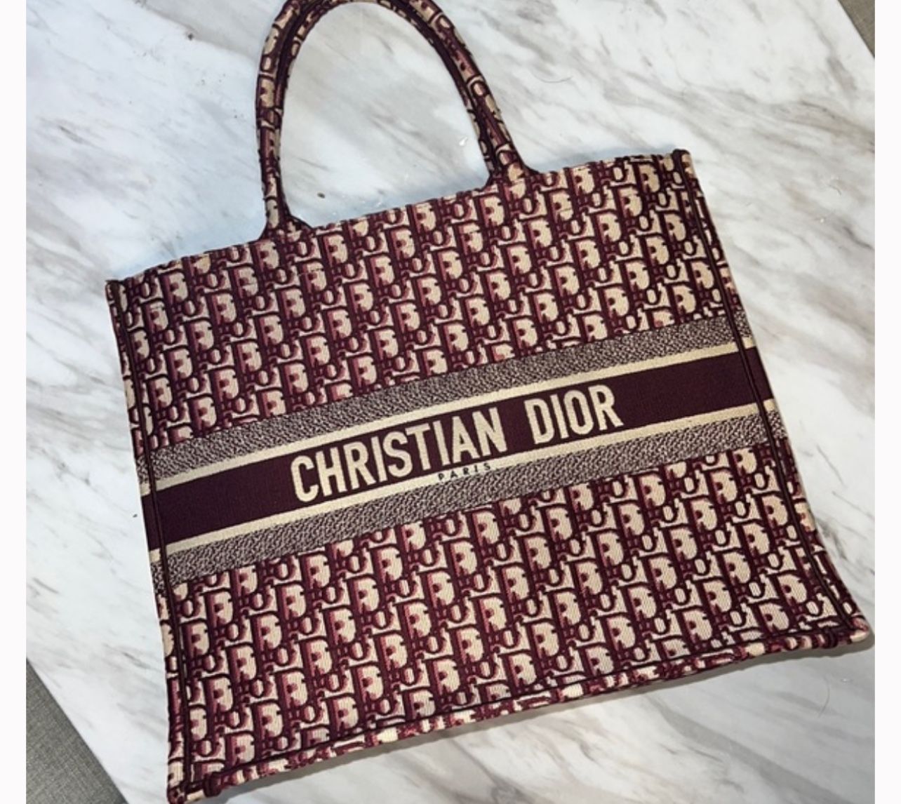 Christian Dior Bag - Burgundy Large