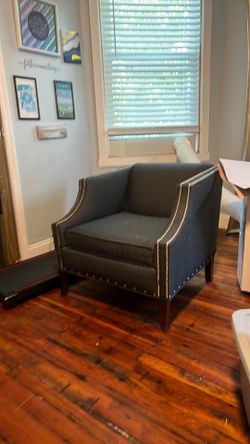 Plush Office or sitting area Chair - Gray