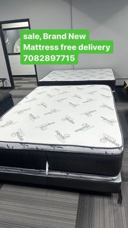 Huge sale for Mattress And Box Twin size #mattress and box 150.$ full 190$ Queen 200$ king 290$. free delivery free set up 708….289…7715… cash or Zell