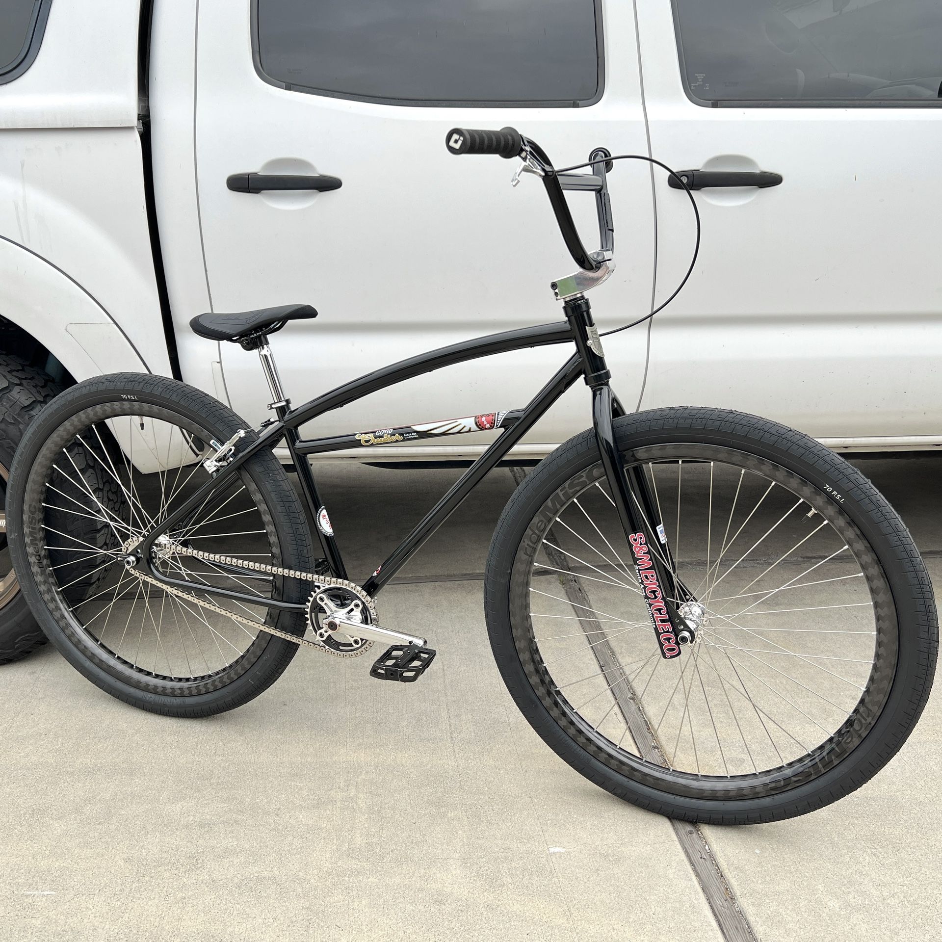 2020 S&M 29" COVID CRUISER BMX BIKE RideMISC CARBON WHEELS PROFILE ELITE HUBS gary turner bassett se quadangle big ripper bullseye elf traction plate