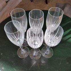 Crystal Champagne Flutes 