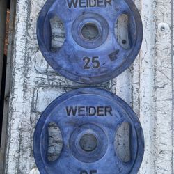 25lb Olympic Weight Plate Set 