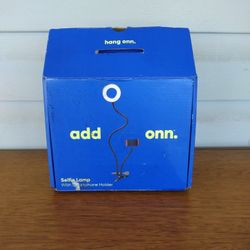 Add ONN Selfie Lamp Smartphone Holder Adjustable Levels Flex Clamp