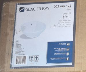 Glacier Bay Vessel Sink (factory sealed)