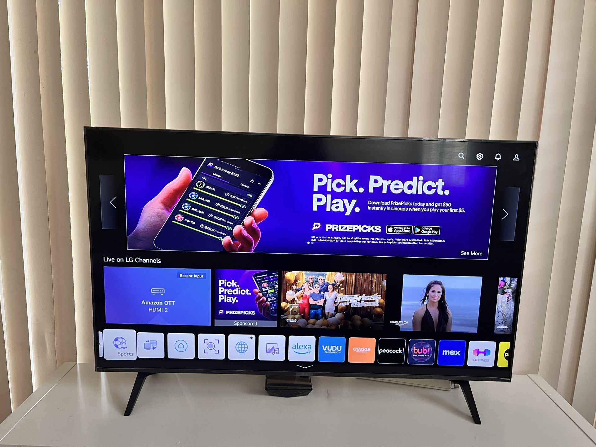 50 Inch LG TV LED UHD SMART AI 