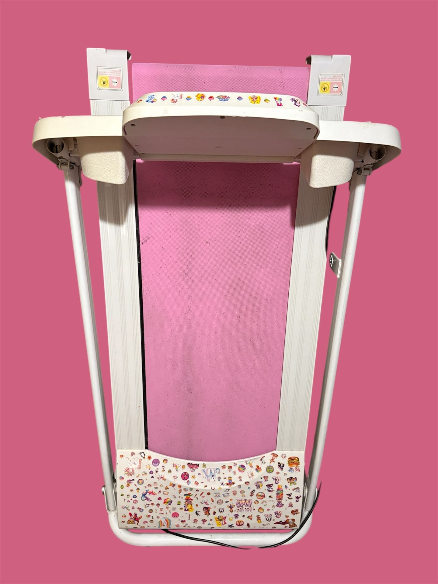 Pink Folding Treadmill