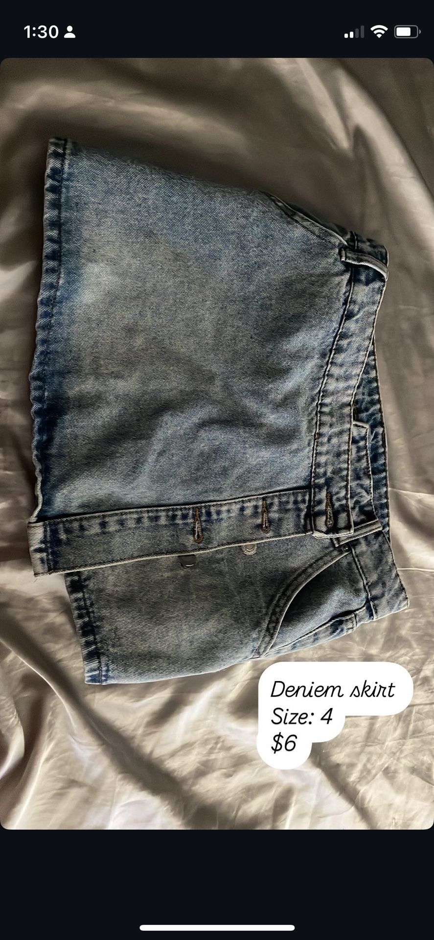 Deniem Skirt