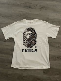 BAPE Snake By Bathing Ape Tee “White Beige”