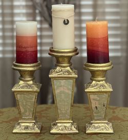 Candle Holders ( 3 Beautiful New )