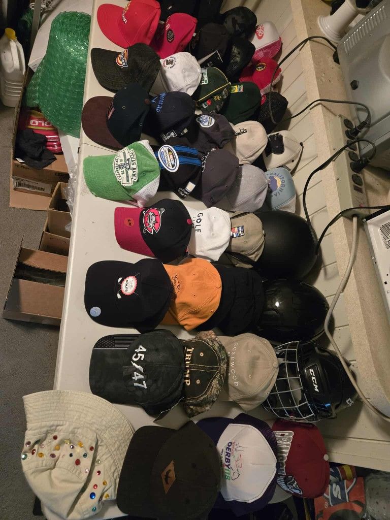 Selling 69 Hats Different Brands And Colors And Logos Selling As A Lot