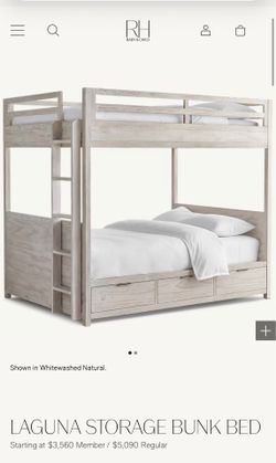 RH STORAGE BUNK BED SET