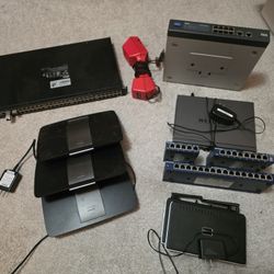 Linksys, Dell, Netgear Network Hardware 