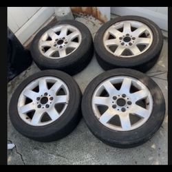 4 — 205/55r16 5x120 5x4.72 Bmw 3 Series Wheels Rims Tires!!!!!!!!!
