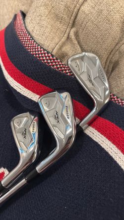 Callaway X Forged / Apex MB combo set, 4–PW
