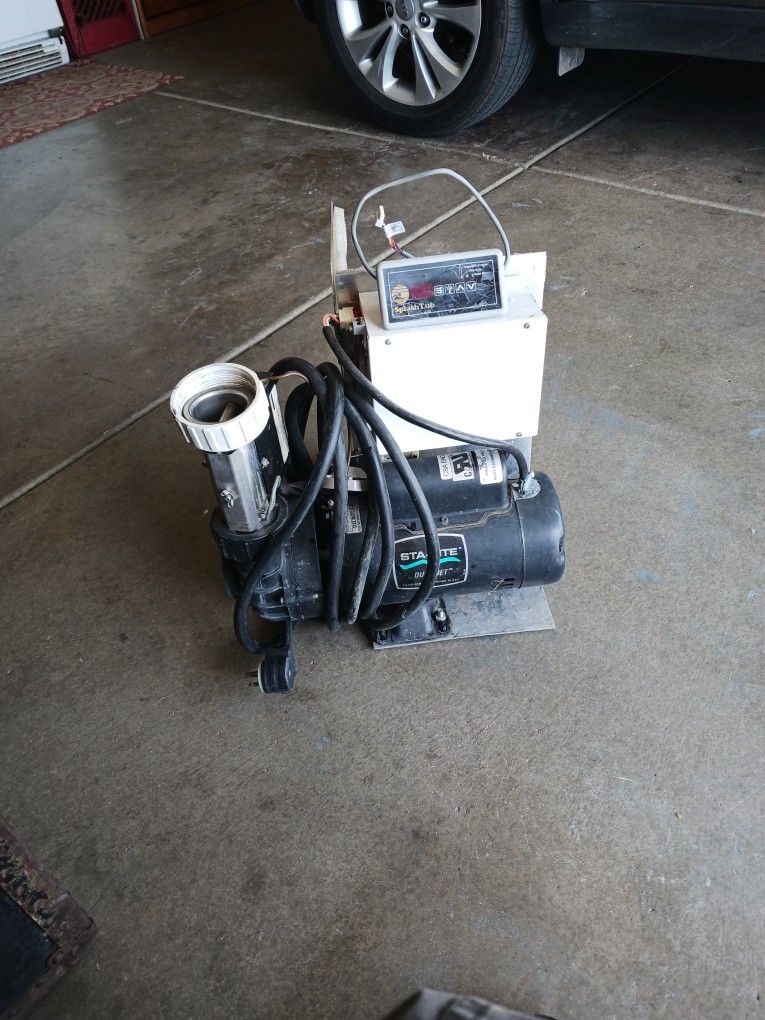 Splashtub Hot Tub Heater And Motor