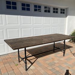 Handmade dining table