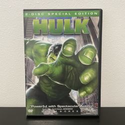 Hulk DVD 2 Disc Special Edition Marvel Movie Eric Bana Sam Elliot 2003