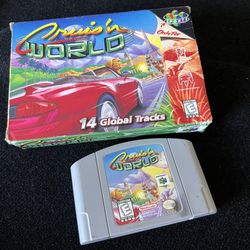  Cruisin World N64 Nintendo 64 W Box