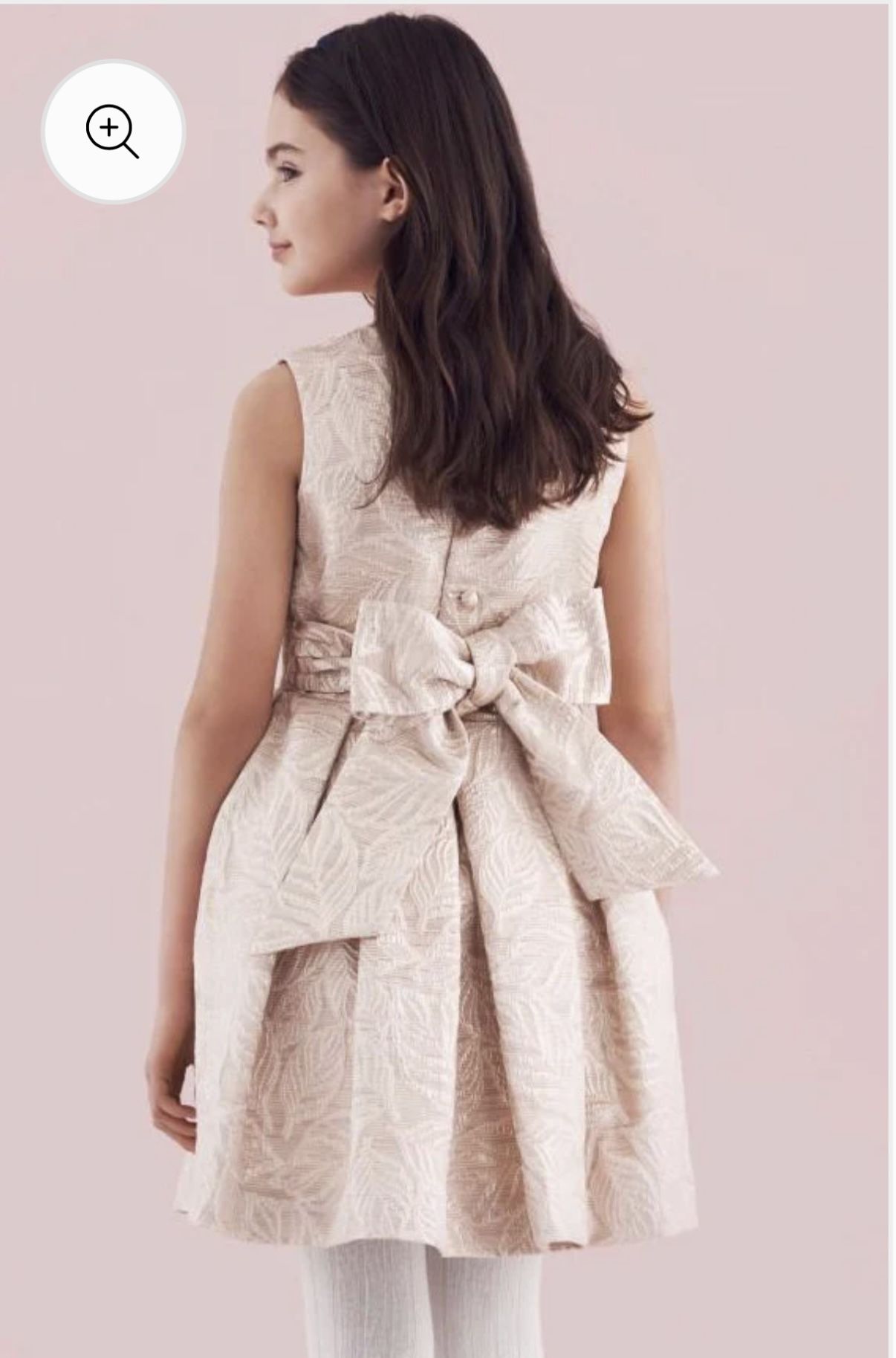 Oscar de la Renta Jacquard Party Dress - size 4Y