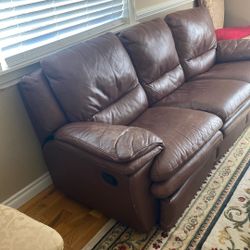 Leather sofa