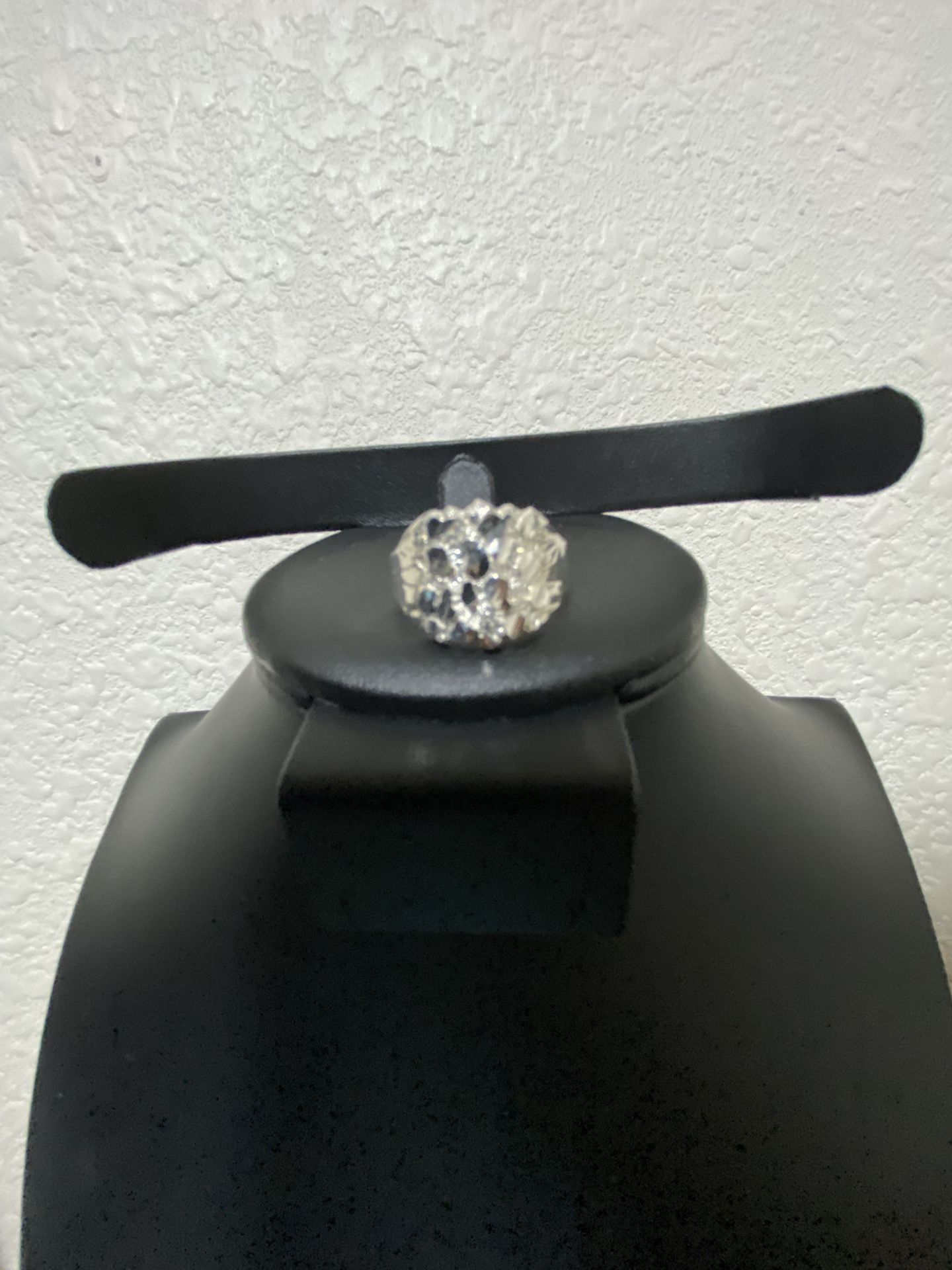 Silver Nugget Ring