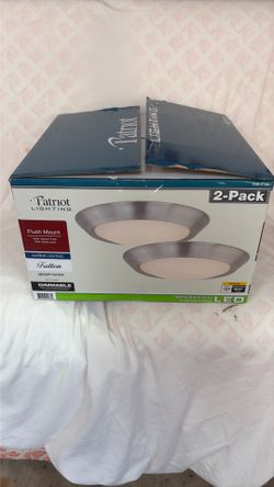 Patriot Flush light fixture (2) dimmable