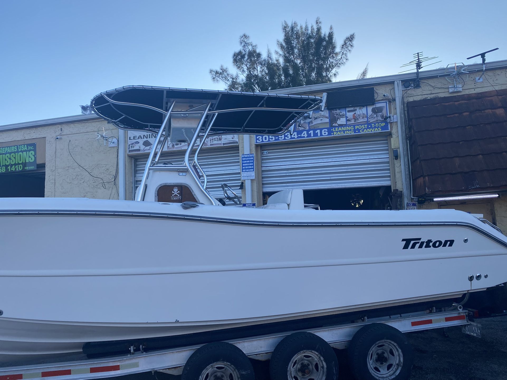 ANY STYLE T TOP FOR BOAT WAREHOUSE 8040. W103 St Ste 45 Hialeah Gardens 33016 Guaranteed