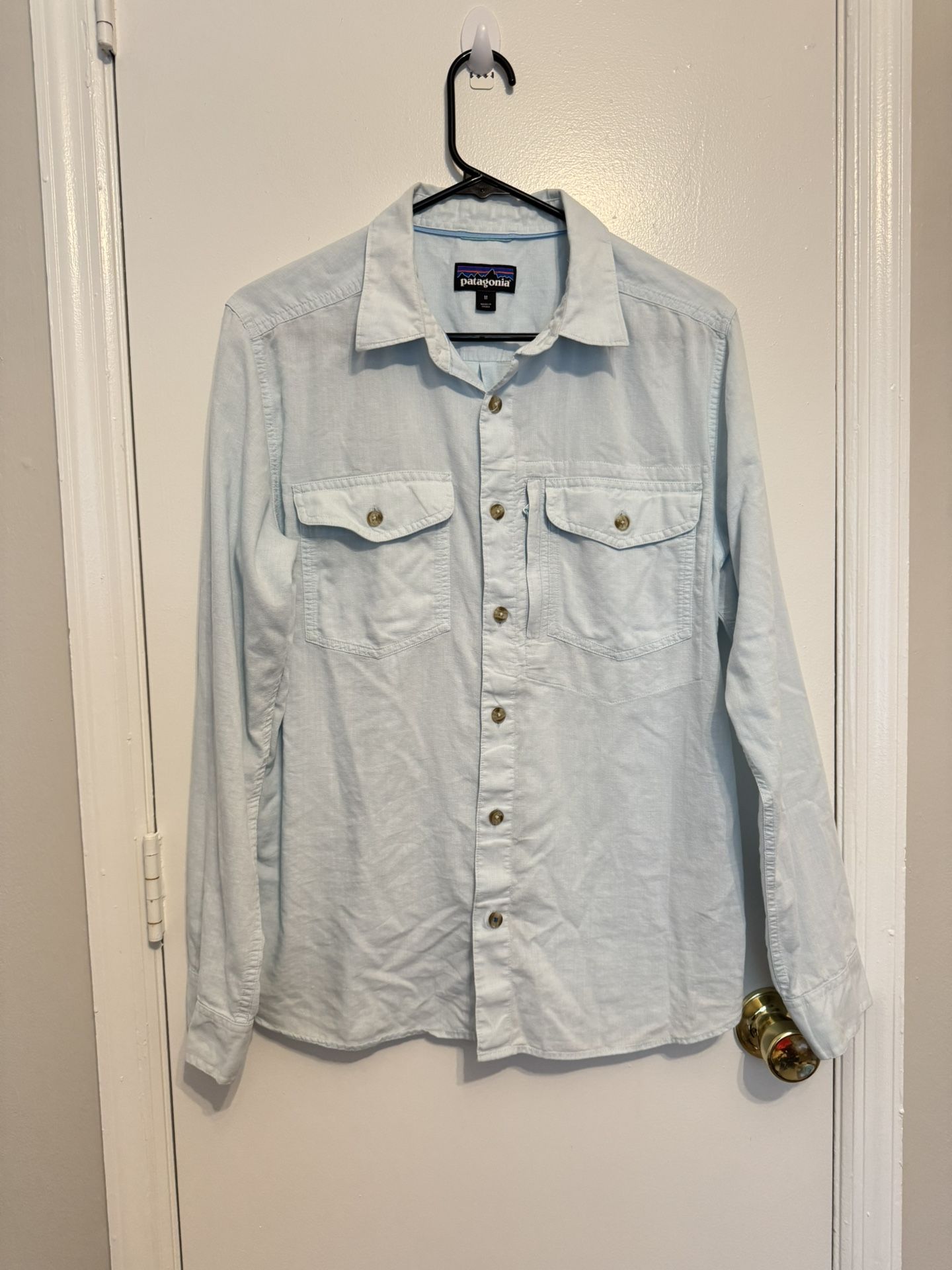 Patagonia Men Long-Sleeved Cayo Largo II Shirt Size M