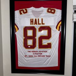 KC CHIEFS DANTE HALL AUTHENTICATED SIGNATURE JERSEY