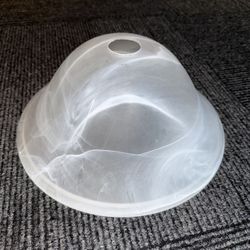 5.25-in x 13.25-in Bowl Alabaster Alabaster glass Flush mount light shade with 2-1/4-in Fitter