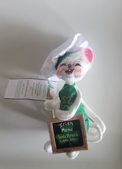ANNALEE St. Patrick's Day Irish Chef Mouse 6" Doll (2018)