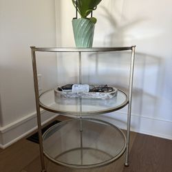 Glass End Table