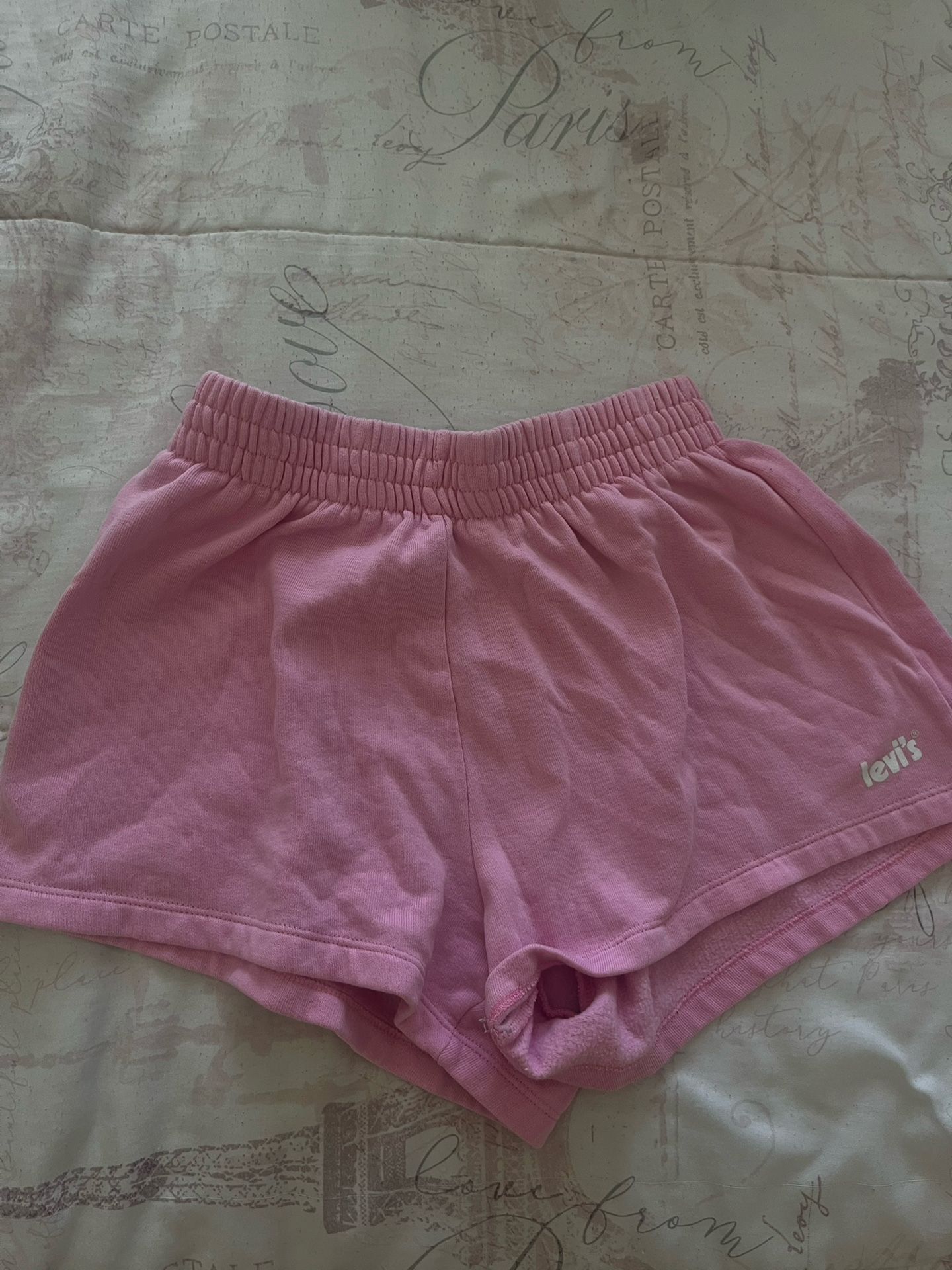 Pink Levi’s Sweatshorts